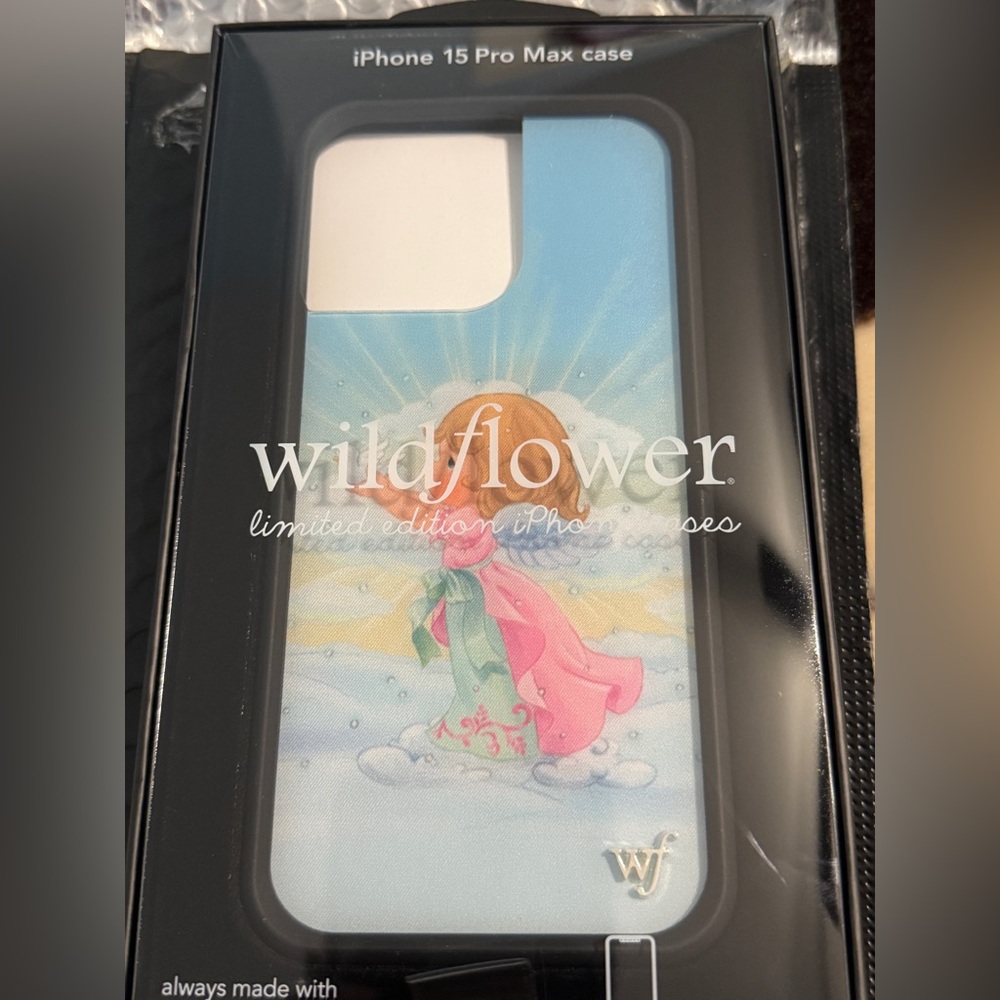 NEW IN BOX Wildflower Limited Edition iPhone 15 Pro Max Case - Precious Moments